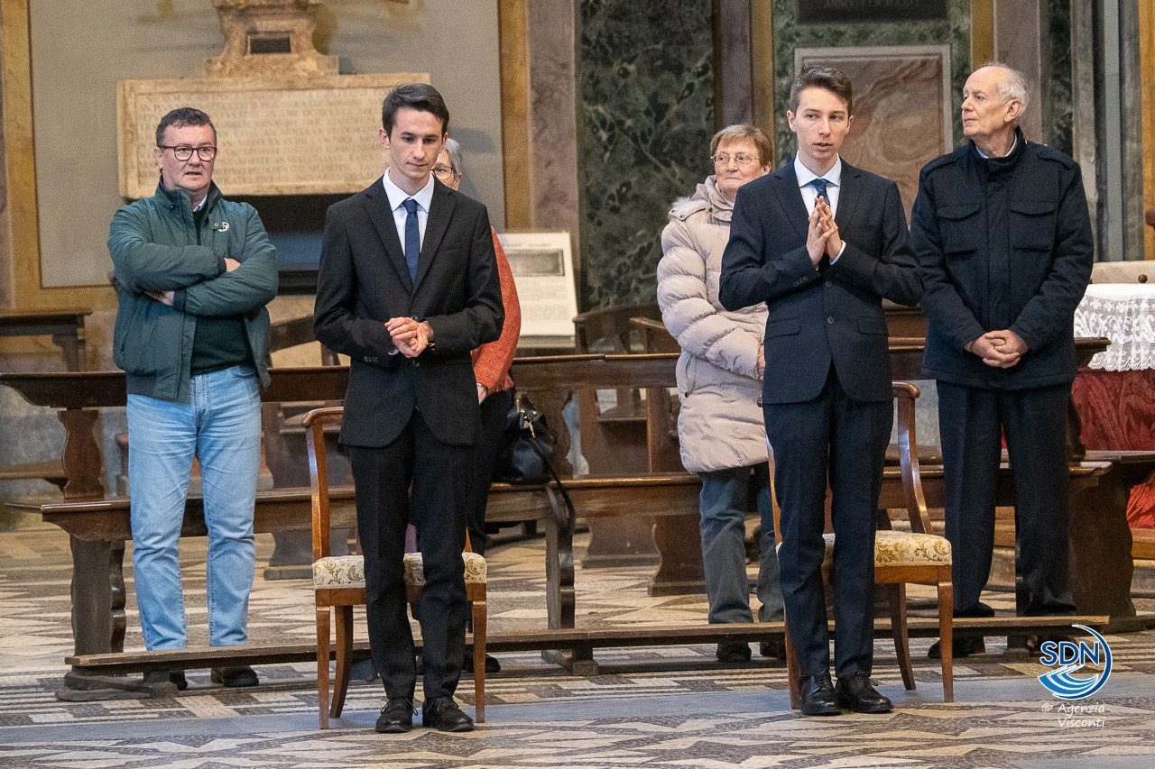 I seminaristi ammessi agli ordini sacri nella Messa Crismale 2023